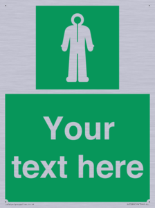 Custom sign safe condition Survival clothing